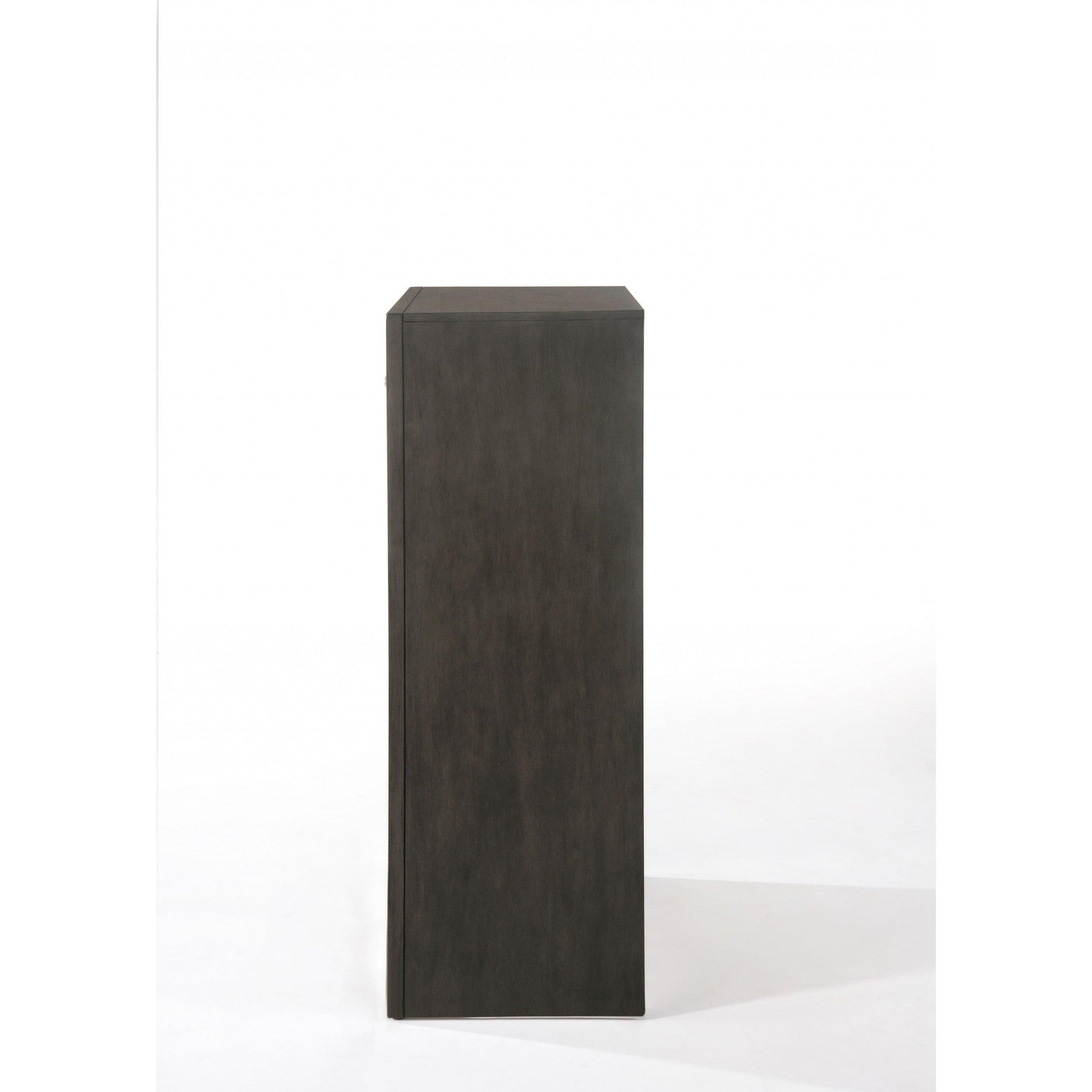 HomeRoots 32' x 17' x 48' Gray Oak Rubber Wood Cabinet