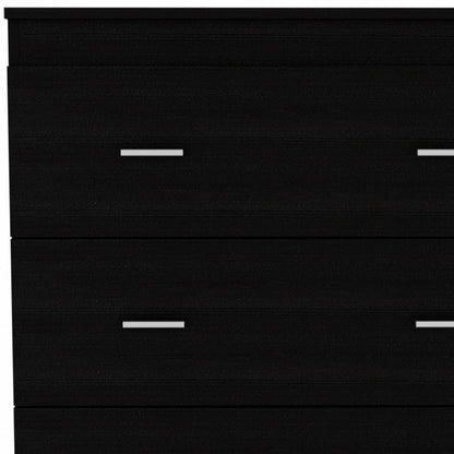 HomeRoots 33" Black Three Drawer Dresser