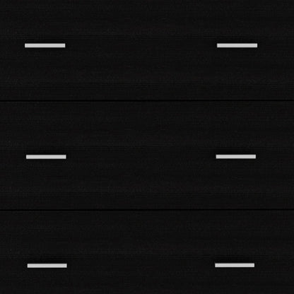HomeRoots 33" Black Three Drawer Dresser