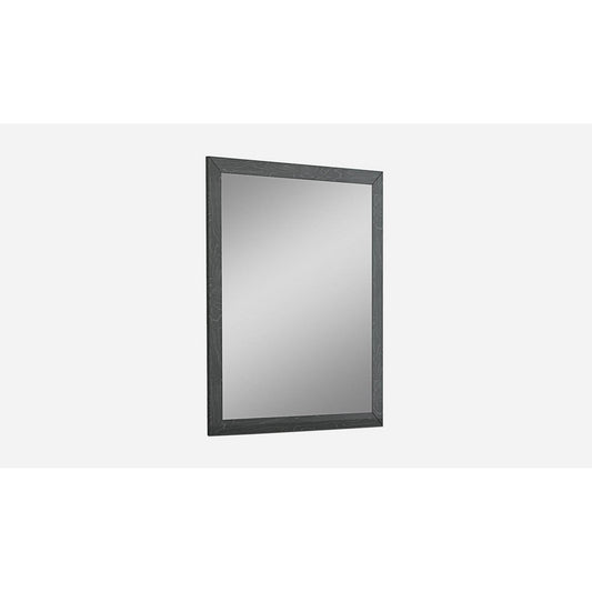HomeRoots 36" x 1" x 44" Gloss Gray Glass Mirror