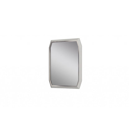 HomeRoots 37 x 2.2 x 49 Taupe Glass Mirror
