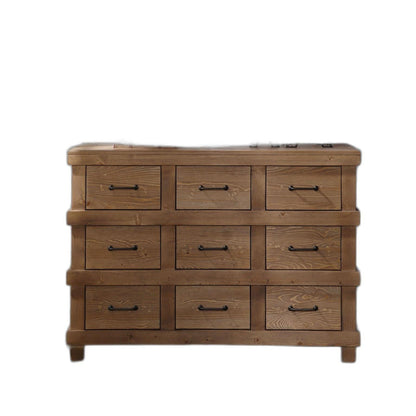 HomeRoots 44' x 19' x 32' Antique Oak Dresser