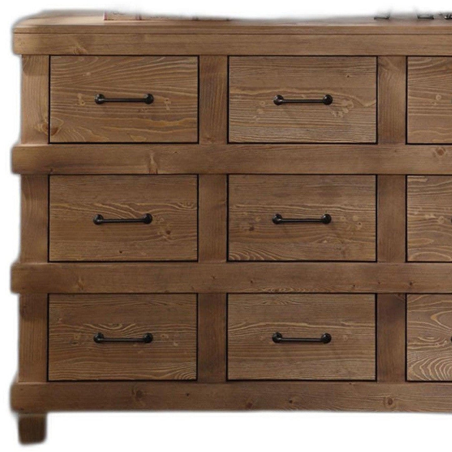 HomeRoots 44' x 19' x 32' Antique Oak Dresser