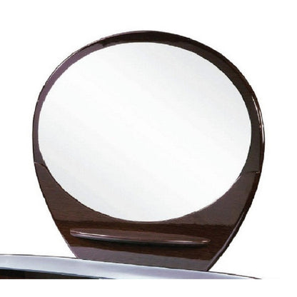 HomeRoots 47" x 6" x 39" Wenge Mirror