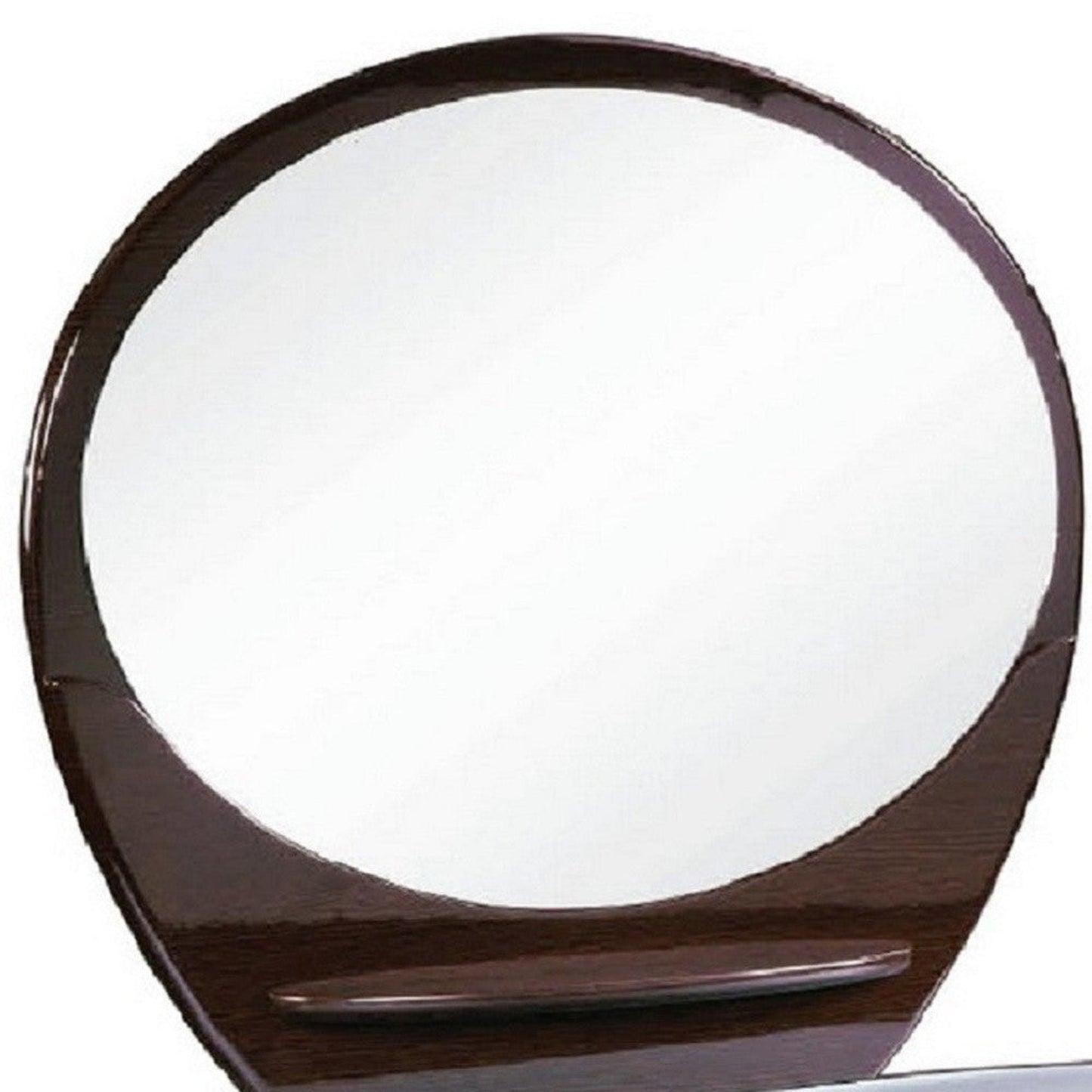 HomeRoots 47" x 6" x 39" Wenge Mirror