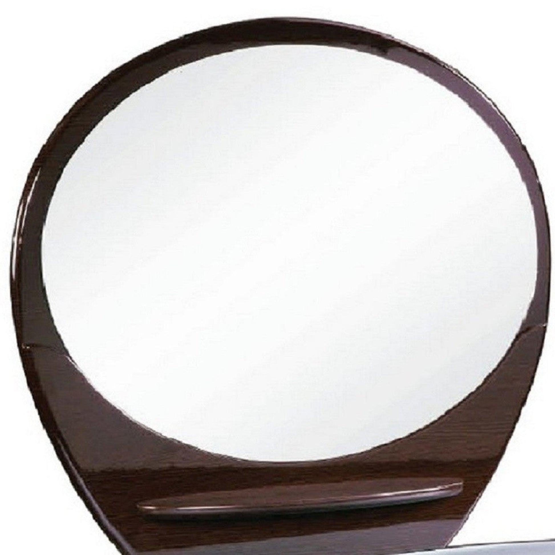 HomeRoots 47" x 6" x 39" Wenge Mirror