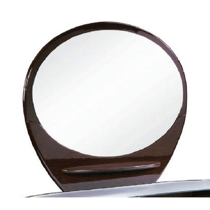 HomeRoots 47" x 6" x 39" Wenge Mirror