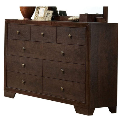 HomeRoots 57' x 16' x 39' Espresso Casual And Unique Dresser