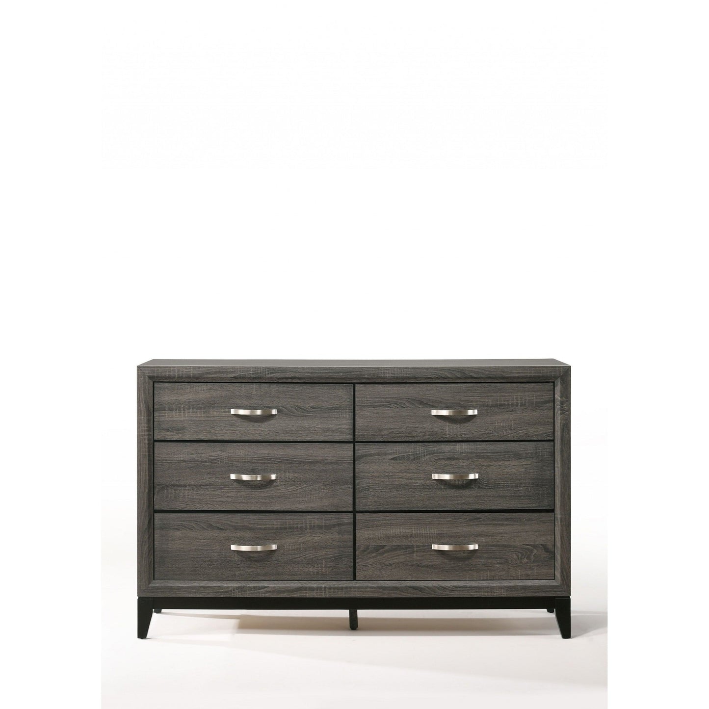 HomeRoots 58' x 16' x 37' Weathered Gray Dresser