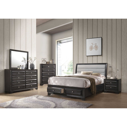 HomeRoots 58' x 17' x 40' Antique Gray Rubber Wood Dresser