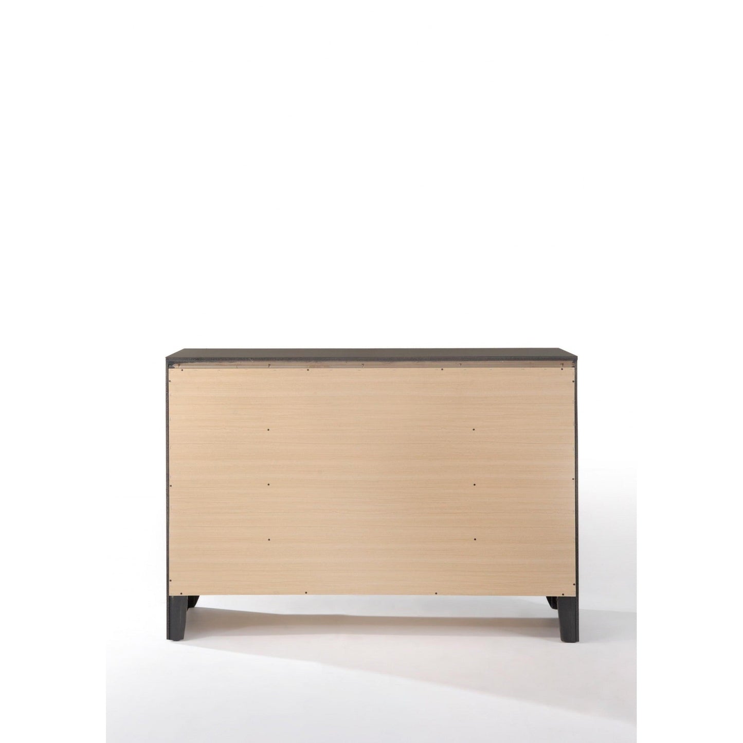 HomeRoots 59' x 17' x 41' Gray Oak Rubber Wood Dresser