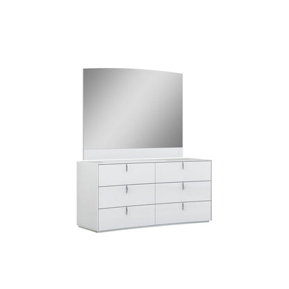 HomeRoots 62" x 19" x 30" White Dresser