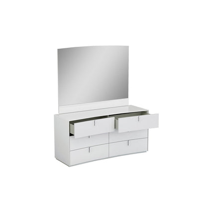 HomeRoots 62" x 19" x 30" White Dresser