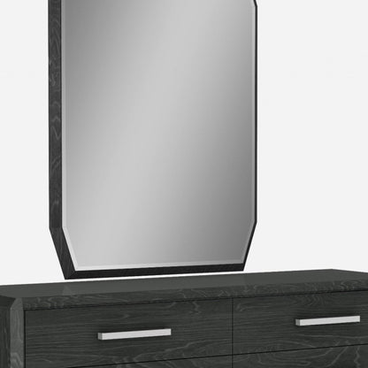 HomeRoots 67 x 20 x 32 Clear Glass Or Stainless Steel Double Dresser Extension