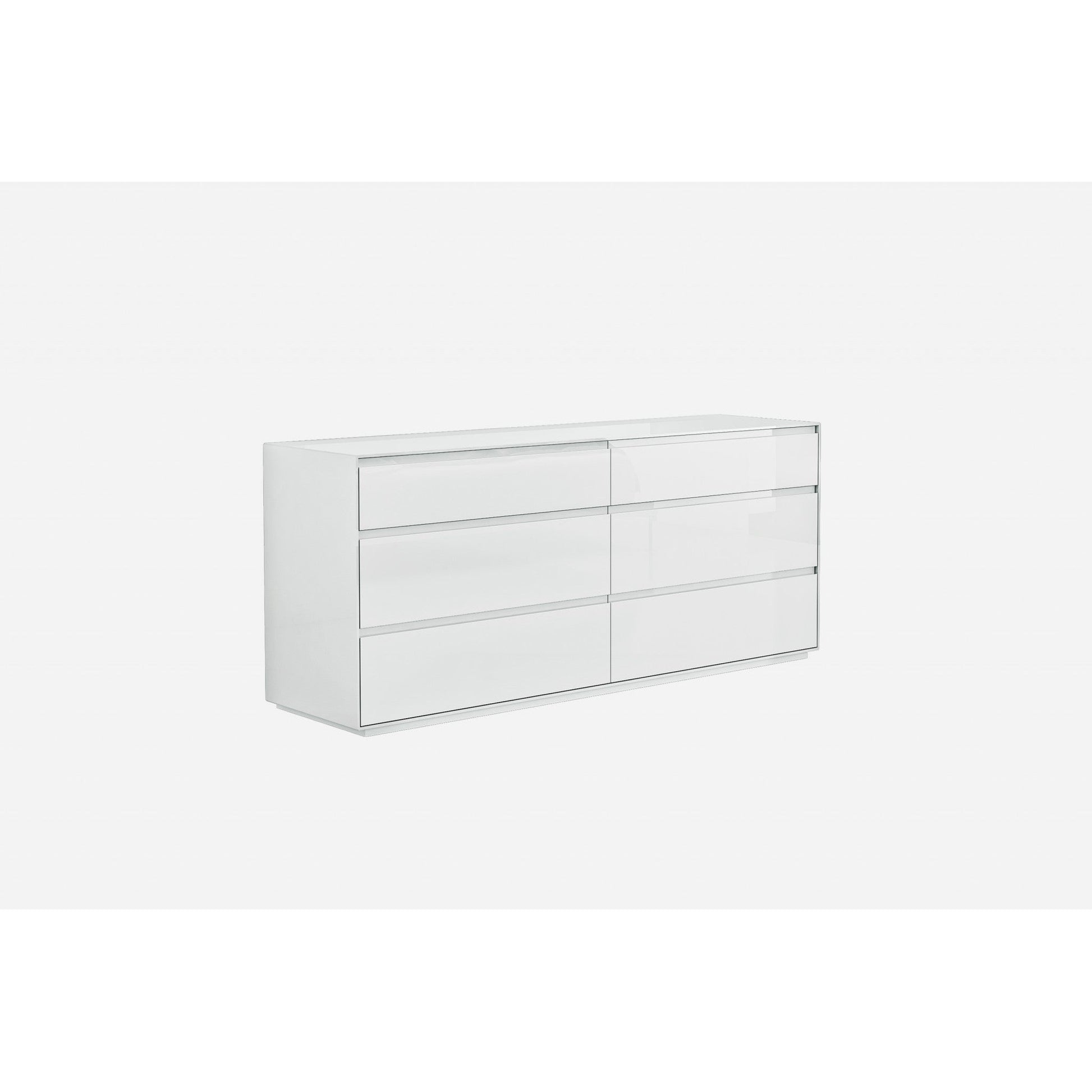 HomeRoots 70 x 19 x 31 White Double Dresser Extension