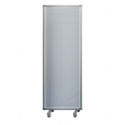 HomeRoots 71" x 1" x 71" Metal And Alloy Screen in White Finish