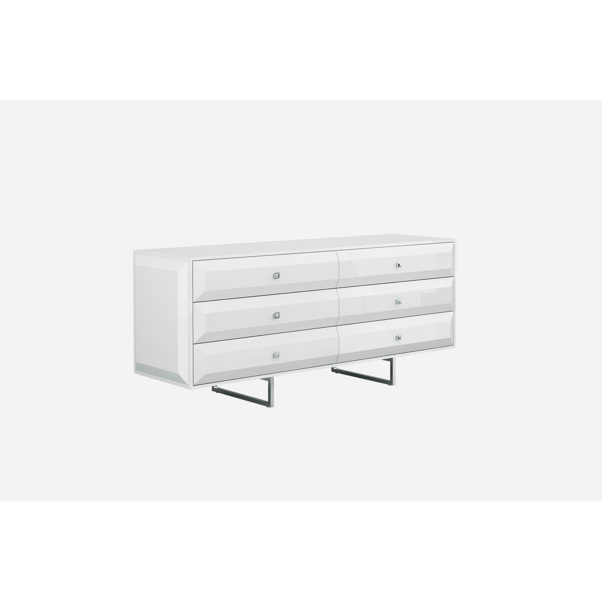 HomeRoots 72 x 21 x 31 White Double Dresser Extension