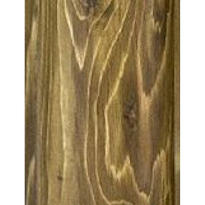 HomeRoots All Wood Armoire With Natural Dark Brown Finish