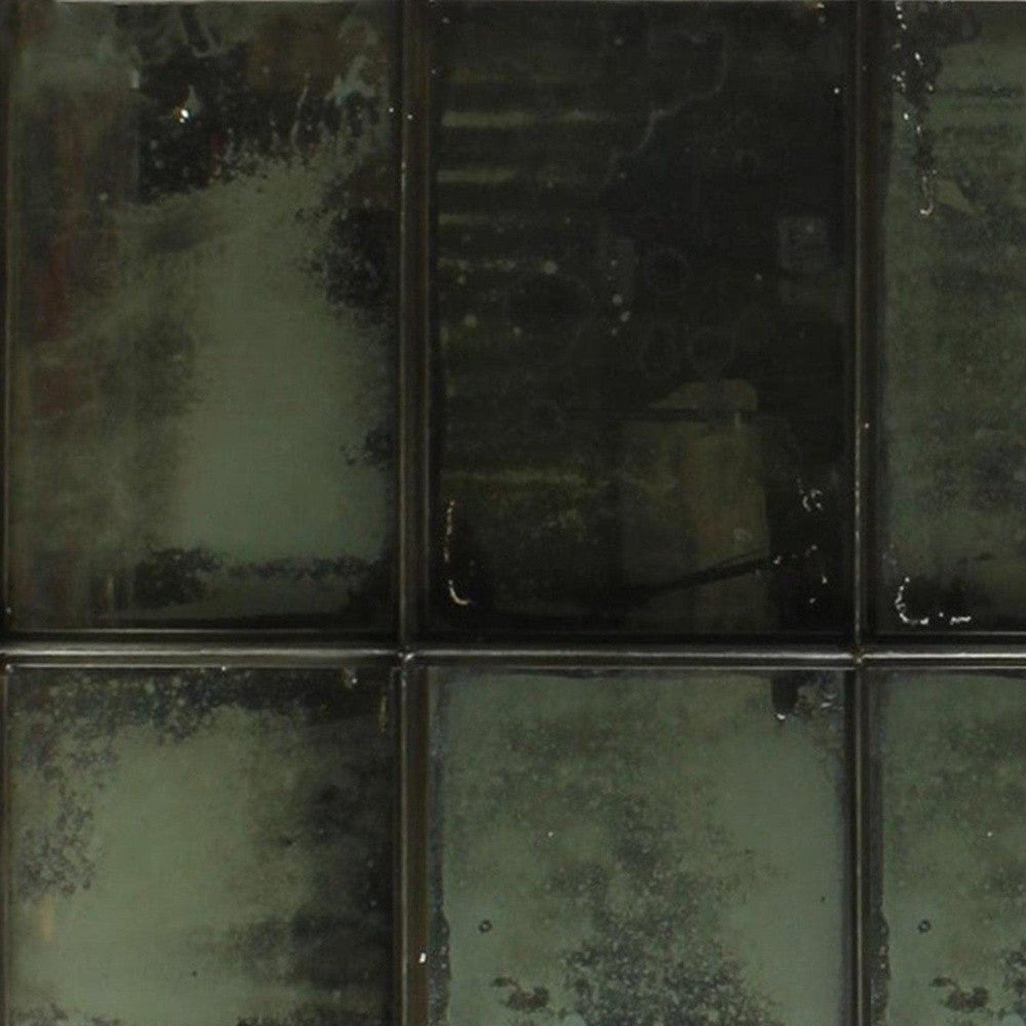 HomeRoots Antique Six Pane Mirror Decor