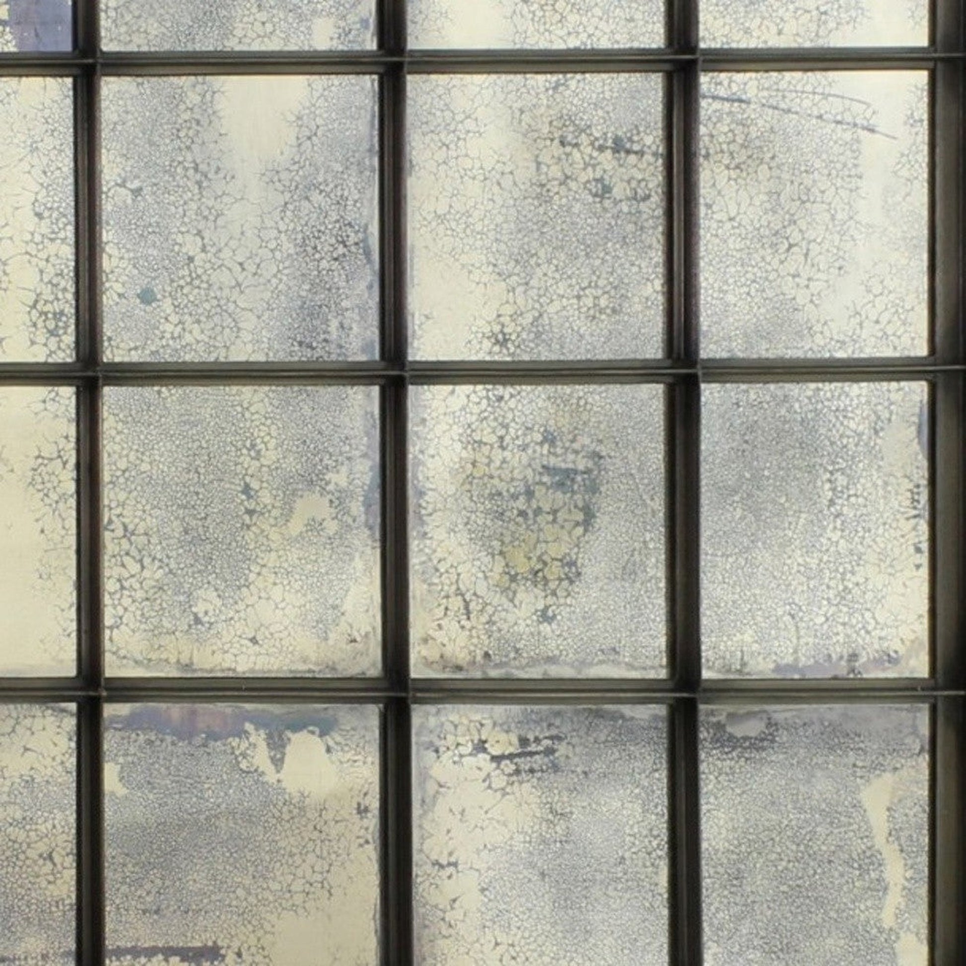 HomeRoots Antique Twenty Pane Mirror Decor