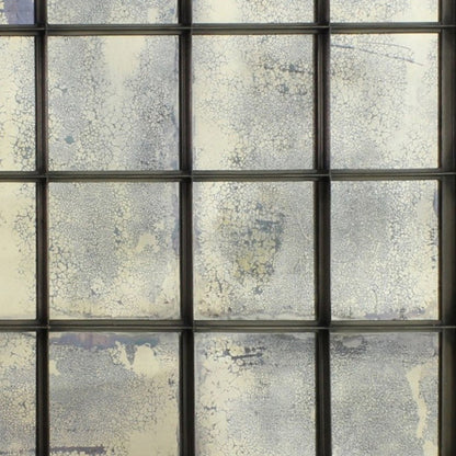 HomeRoots Antique Twenty Pane Mirror Decor