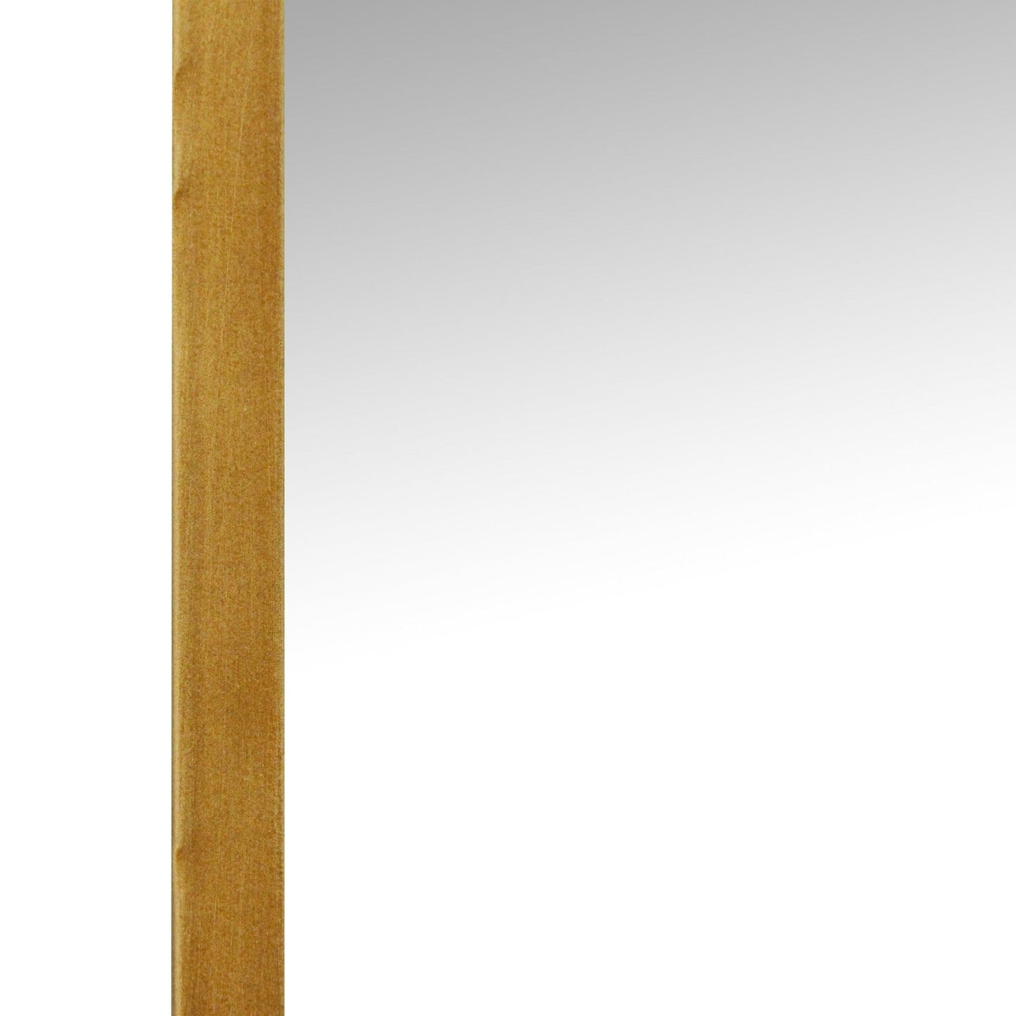 HomeRoots Antiqued Gold Scallop Framed Mirror