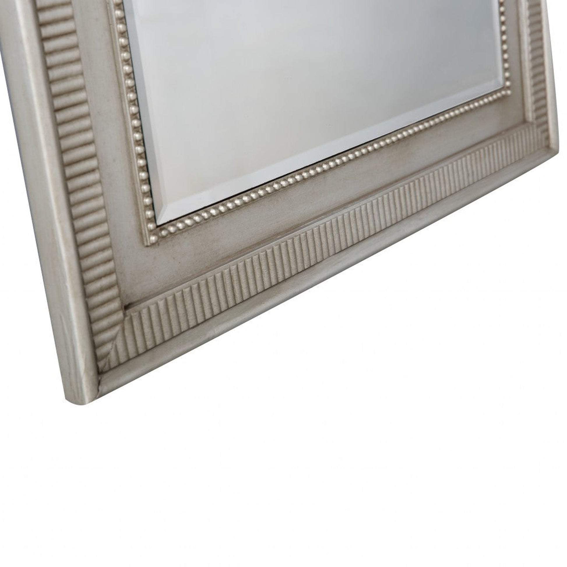 HomeRoots Antiqued Silver Finish Mirror