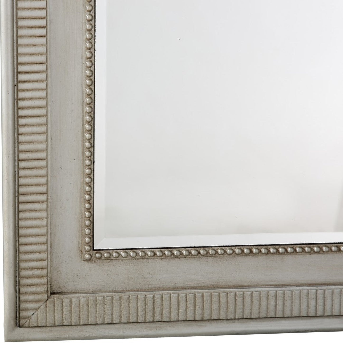 HomeRoots Antiqued Silver Finish Mirror