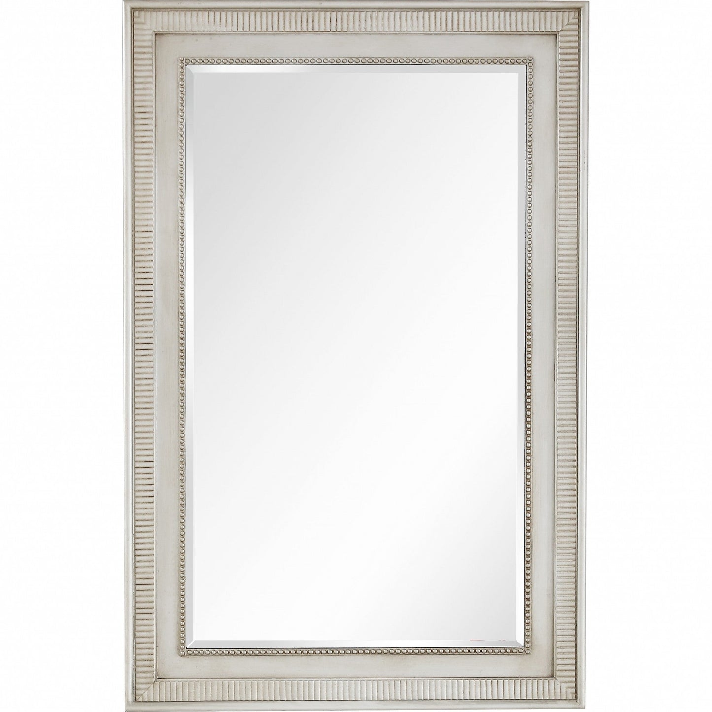 HomeRoots Antiqued Silver Finish Mirror