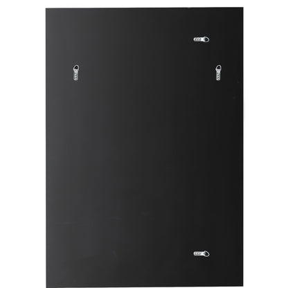 HomeRoots Antiqued Silver Finish Wall Mirror