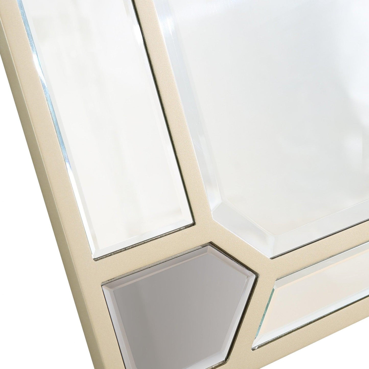 HomeRoots Antiqued Silver Wall Mirror