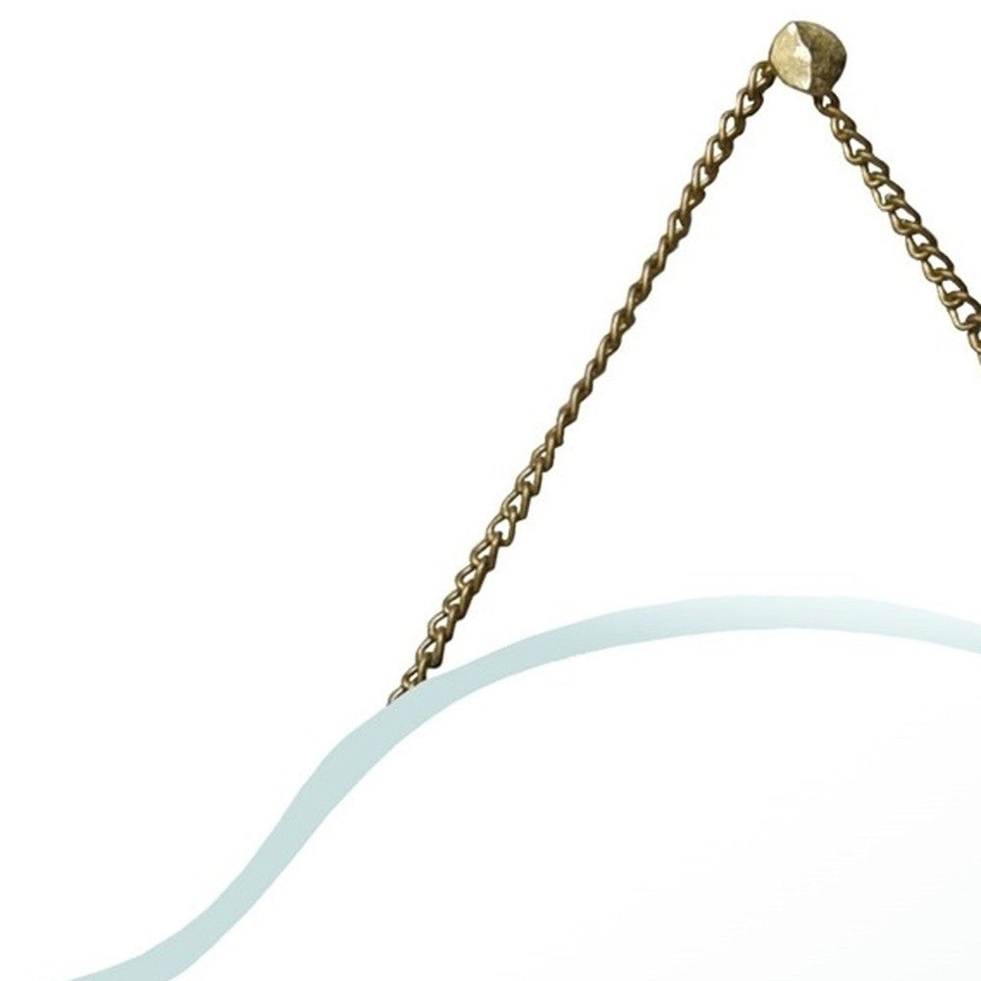 HomeRoots Arch Shaped Beveled Hanging Mirror