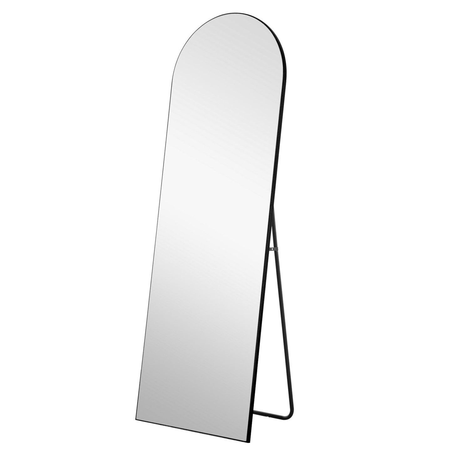 HomeRoots Arched Black Standing Mirror