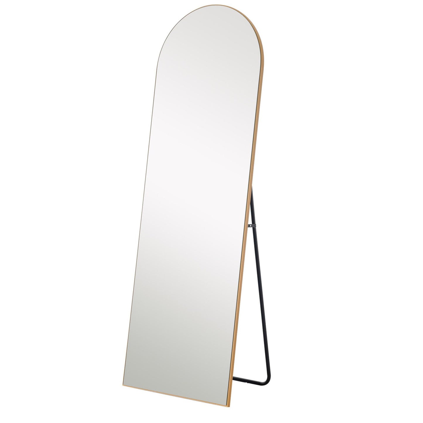 HomeRoots Arched Gold Standing Mirror