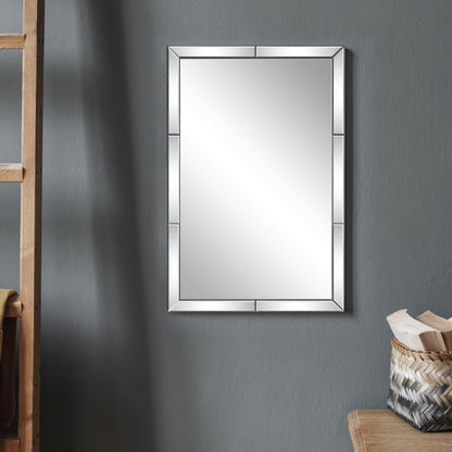 HomeRoots Beveled Glass Wall Mirror