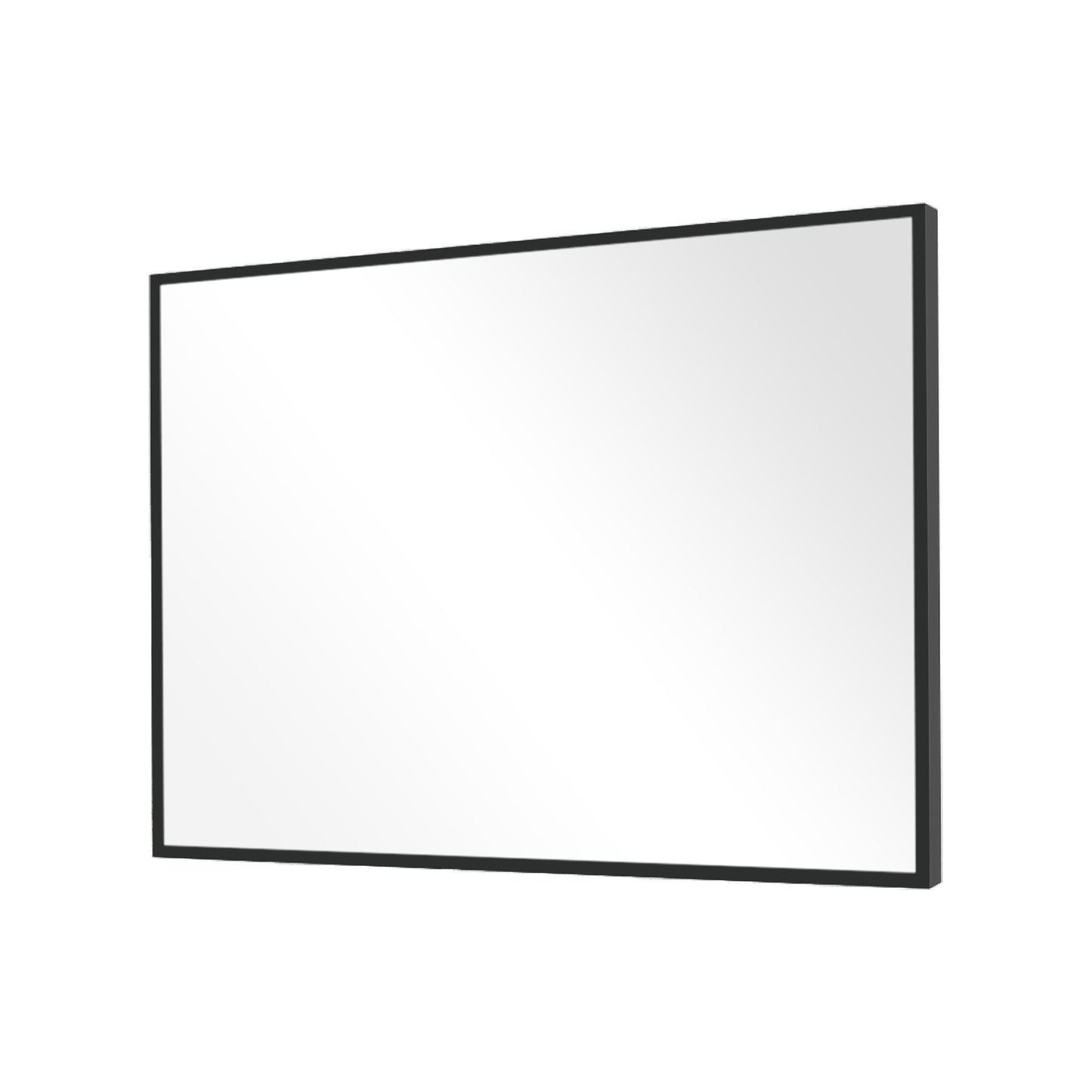 HomeRoots Black Aluminum Wall Mirror