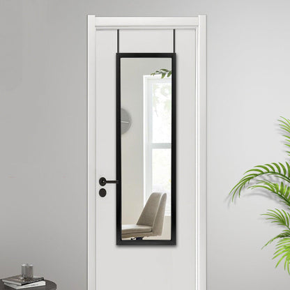 HomeRoots Black Door Mount Mirror