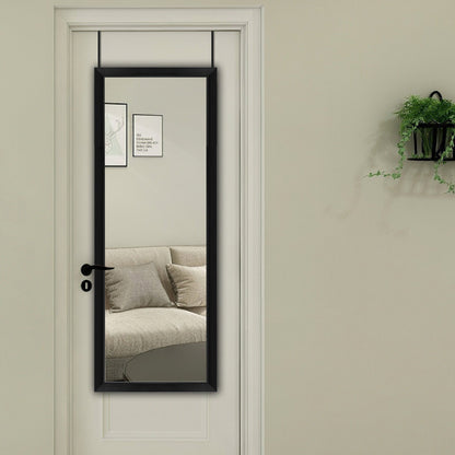 HomeRoots Black Framed Door Mount Mirror
