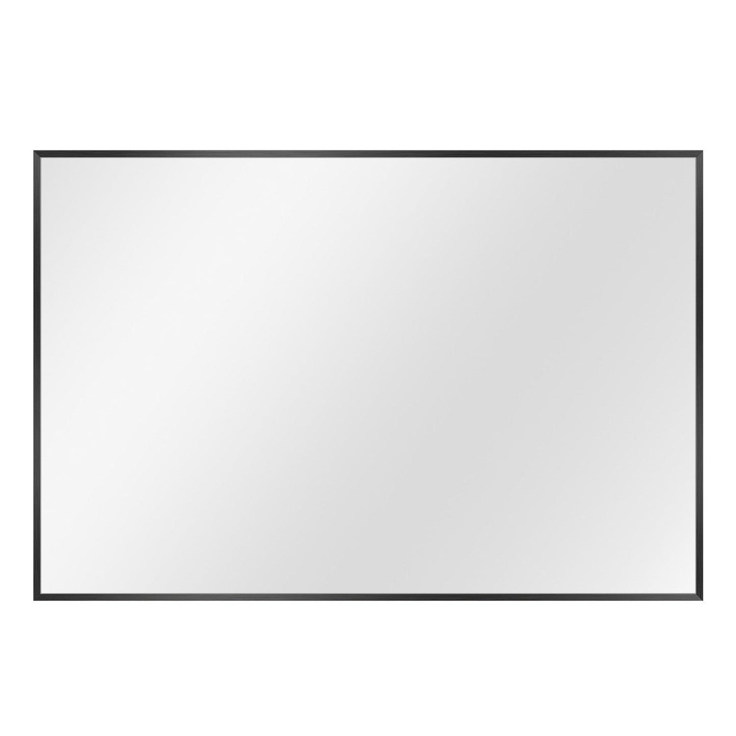 HomeRoots Black Rectangular Wall Mirror