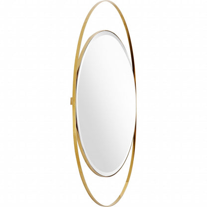 HomeRoots Black and Gold Wall Mirror