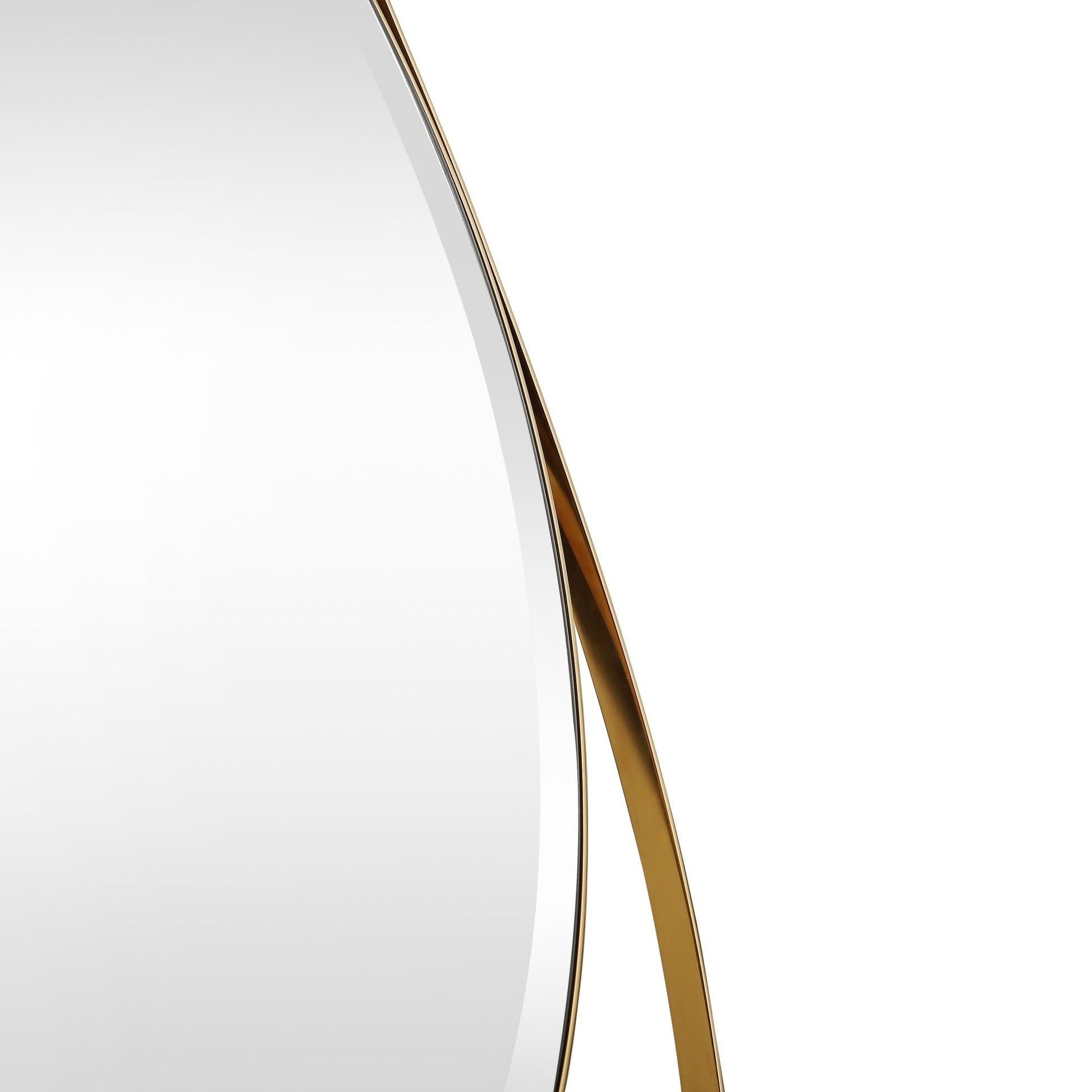 HomeRoots Black and Gold Wall Mirror