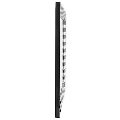 HomeRoots Black and White Striped Mirror