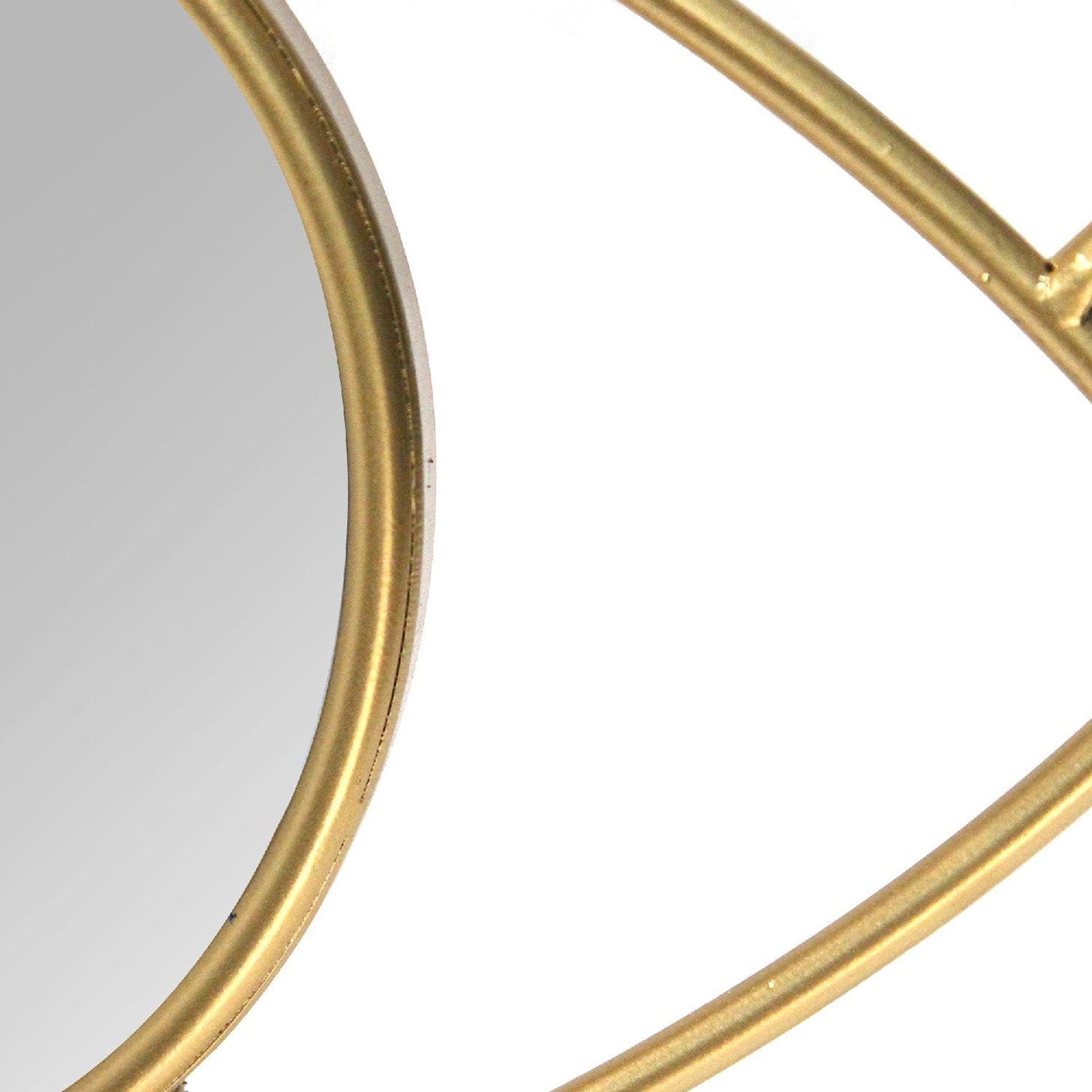 HomeRoots Bohemian Golden Eye Tabletop Mirror