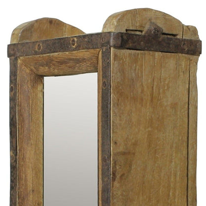 HomeRoots Brick Mold Mirrored Sculpture