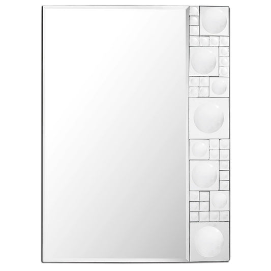 HomeRoots Bubbly Silver Mirror