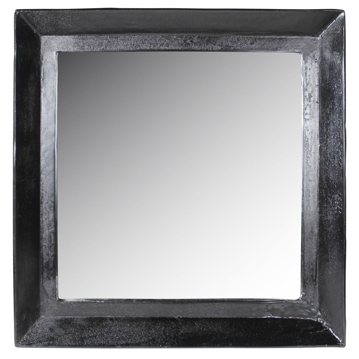 HomeRoots Cast Aluminum Square Mirror