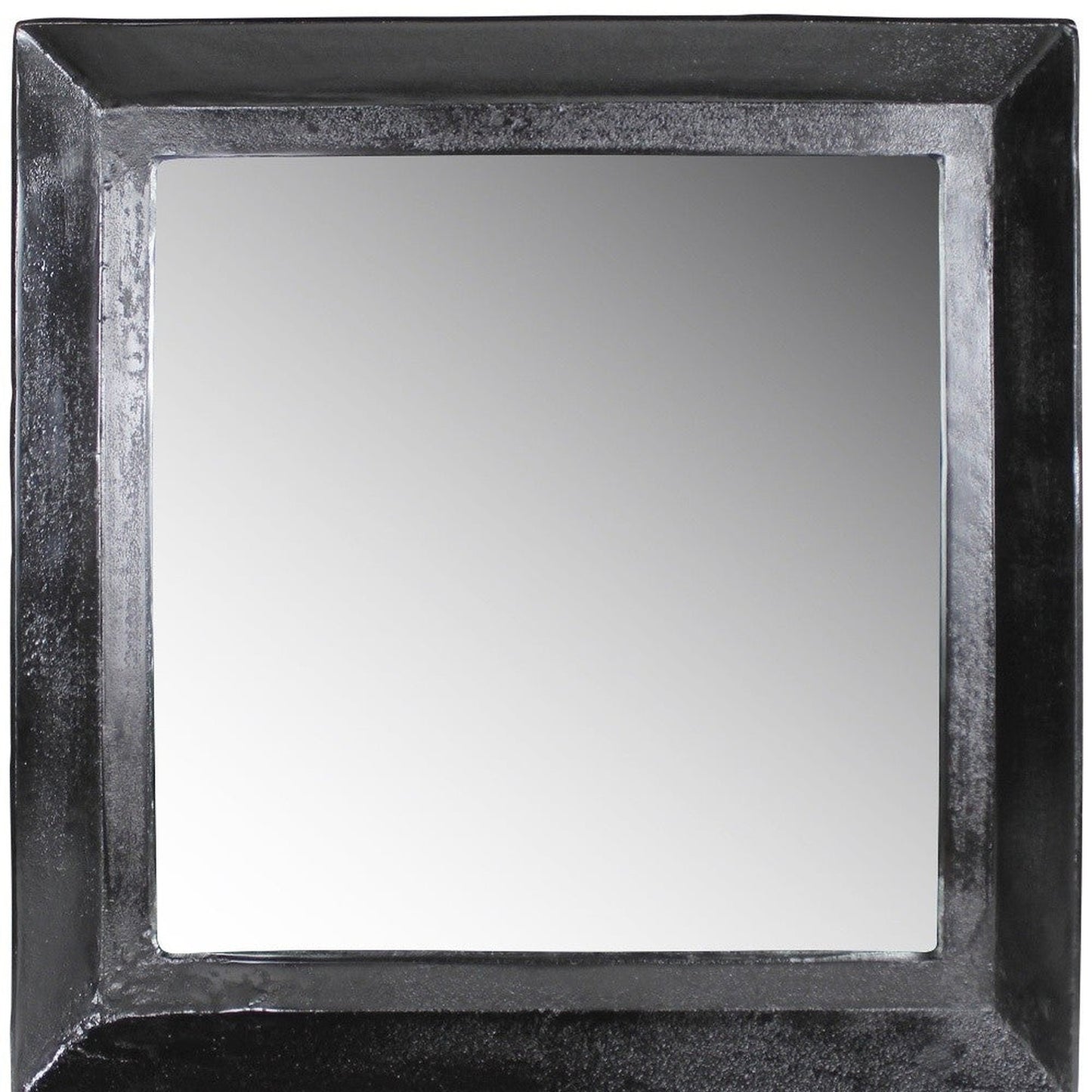 HomeRoots Cast Aluminum Square Mirror