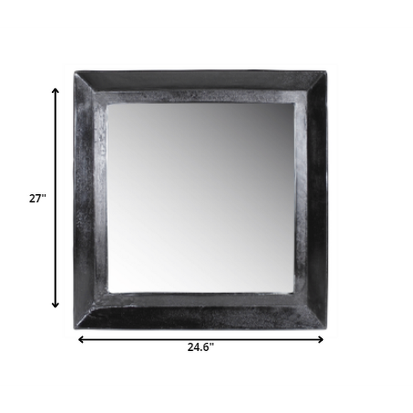 HomeRoots Cast Aluminum Square Mirror