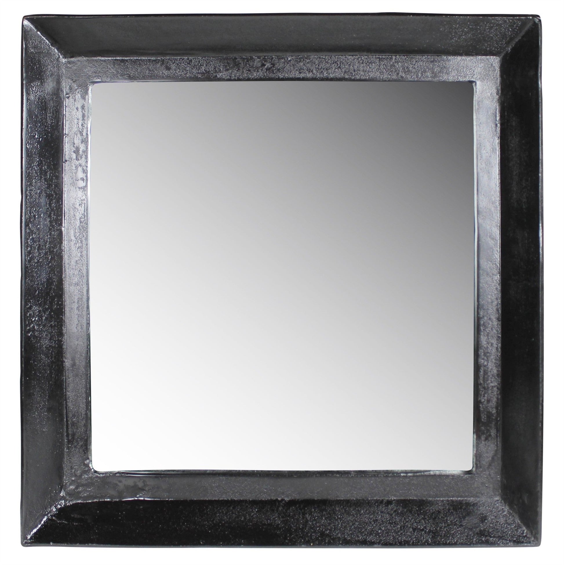 HomeRoots Cast Aluminum Square Mirror