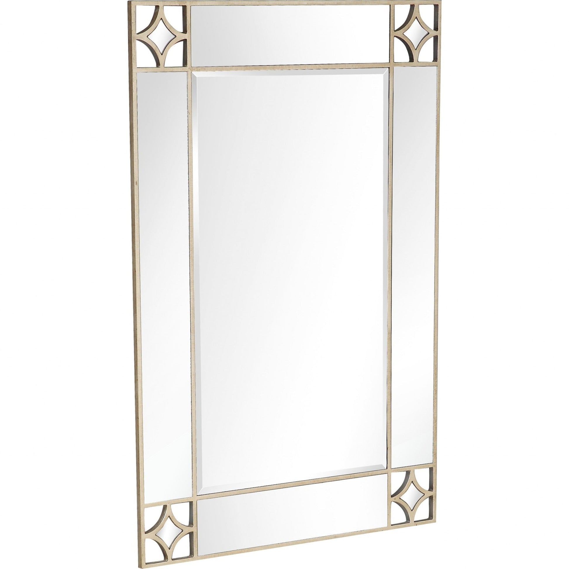 HomeRoots Champagne Finish Wall Mirror